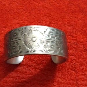 Salisbury pewter cuff bracelet